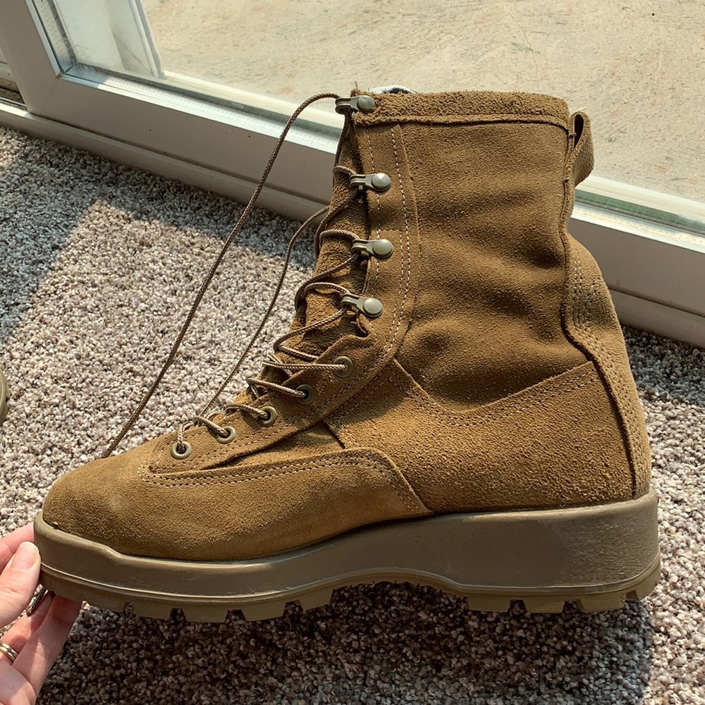 Steel toed boots